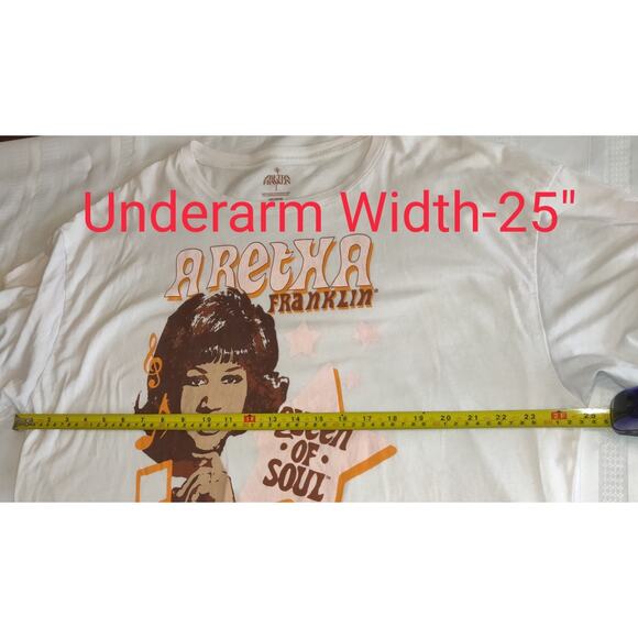 Aretha Franklin Tshirt Top XXL Perryscope 2024 Estate Queen Of Soul Adult - Picture 12 of 14